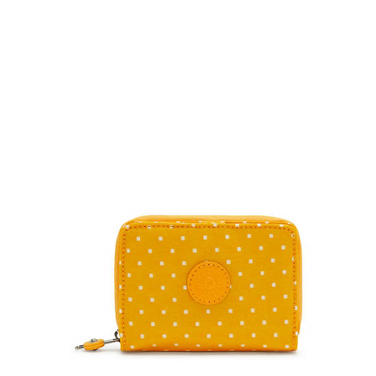 Kipling Money Love Klassieke Printed Small Wallet Portefeuille Geel | België 1016CT